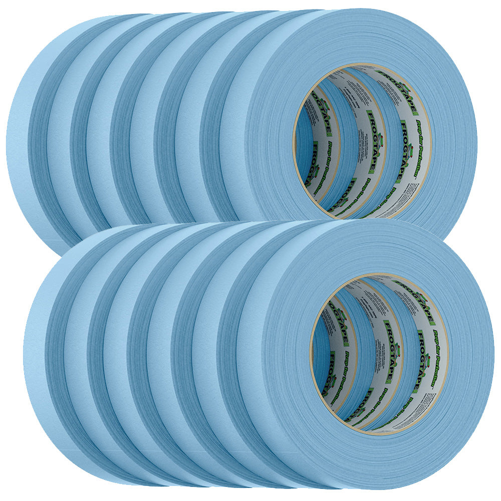 FrogTape CP 250 Medium-High Adhesion Masking Tape - 24MM x 55M x 12-Pack - Light Blue -