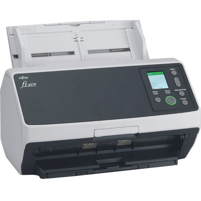 Fujitsu Fi-8170 - Document Scanner - Dual Cis - Duplex - 8.5 In X 14 In - 600 Dpi X 600 Dpi - Up To 70 Ppm (Mono) / Up To 70 Ppm (Color) - Adf (100 Sheets) - Up To 10000 Scans Per Day - Gigabit Lan, Usb 3.2 Gen 1X1