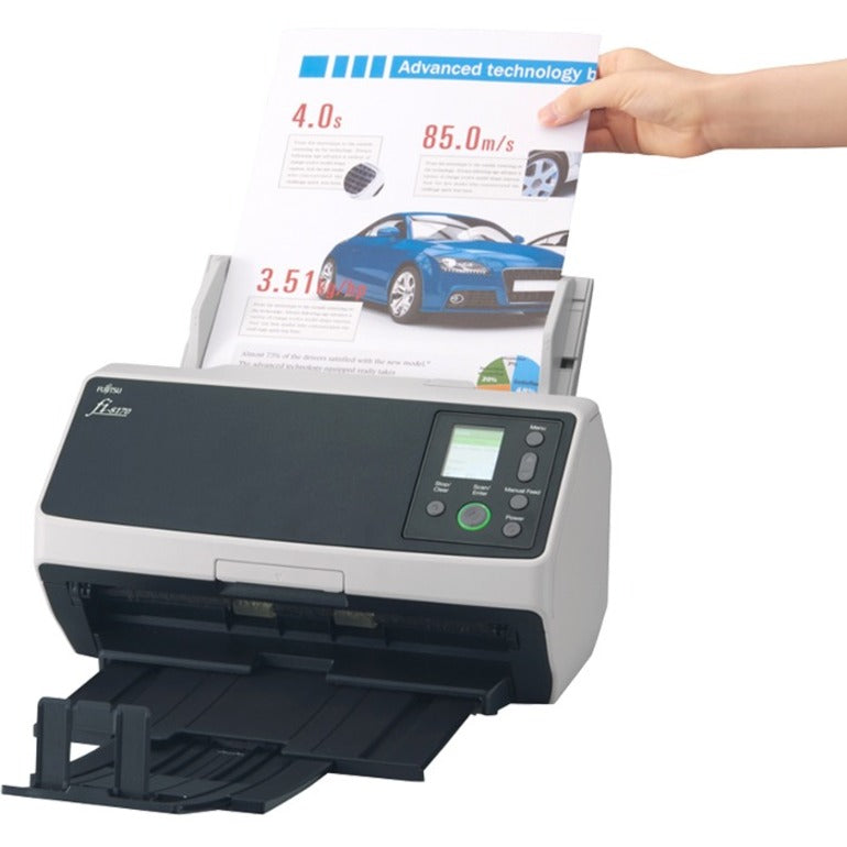 Fujitsu Fi-8170 Large Format Adf/Manual Feed Scanner - 600 Dpi Optical Cg01000-303001