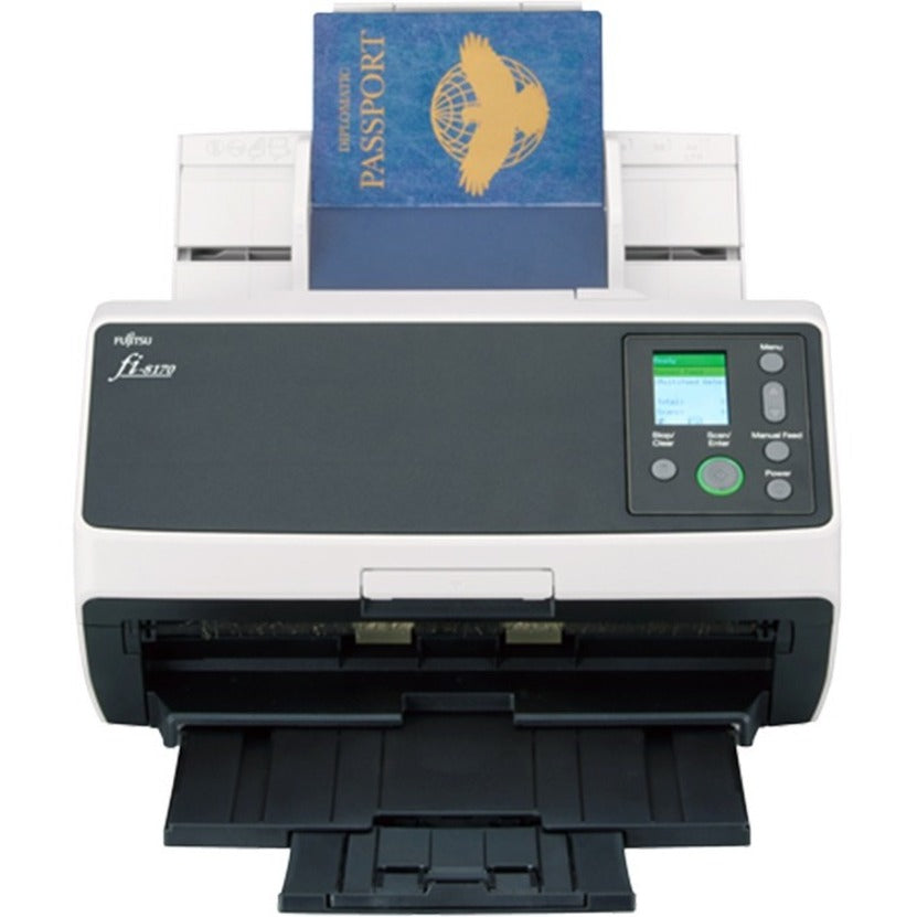 Fujitsu Fi-8170 Large Format Adf/Manual Feed Scanner - 600 Dpi Optical Pa03810-B055