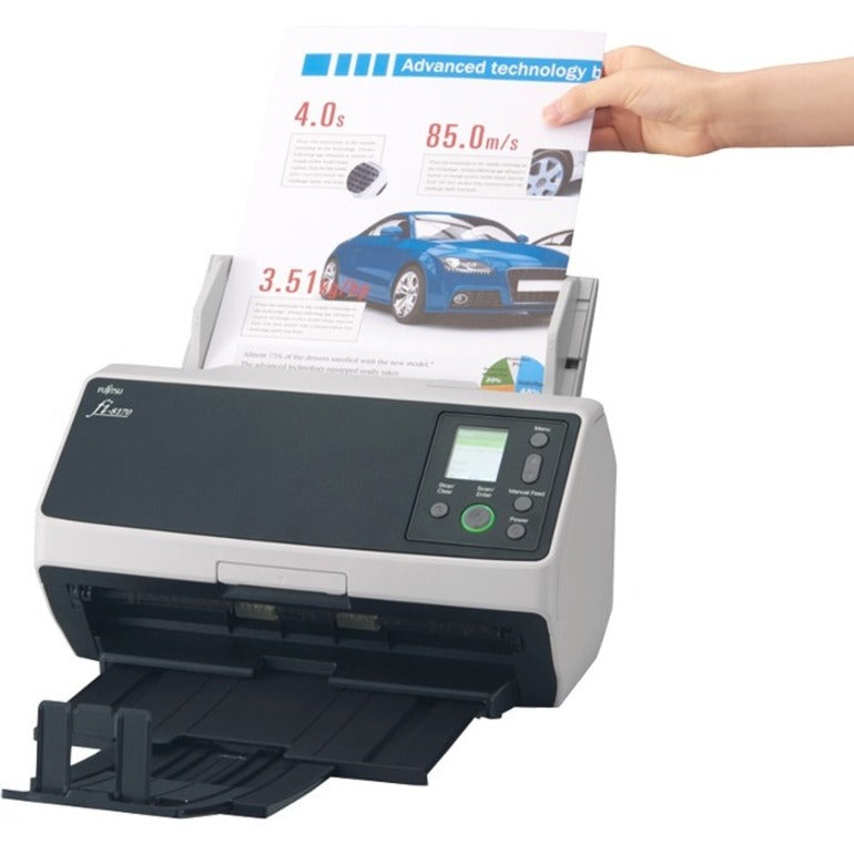 Fujitsu Fi-8170 Large Format Adf/Manual Feed Scanner - 600 Dpi Optical Pa03810-B055