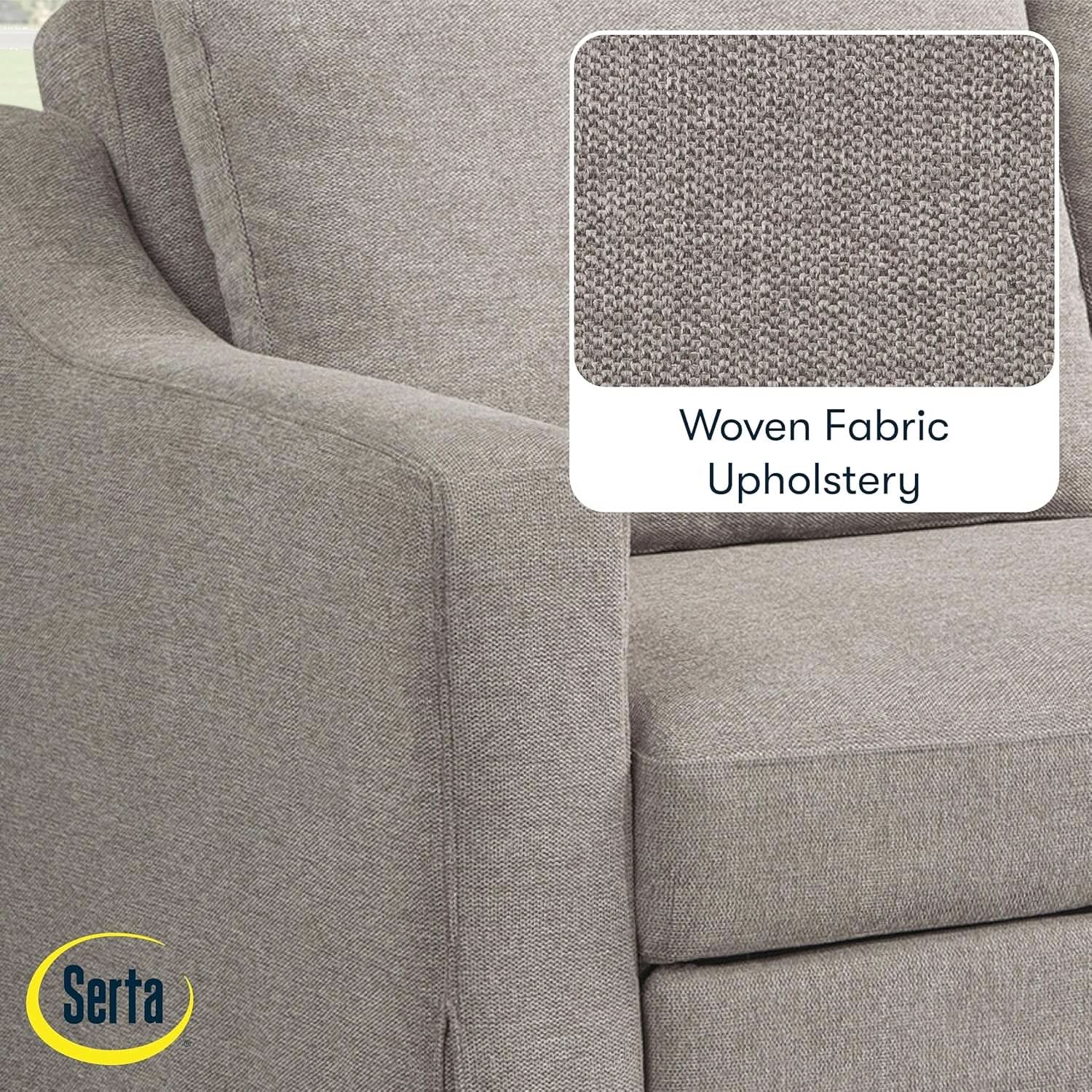 Full Size Slipcovered Convertible Sleeper Sofa Comfortably