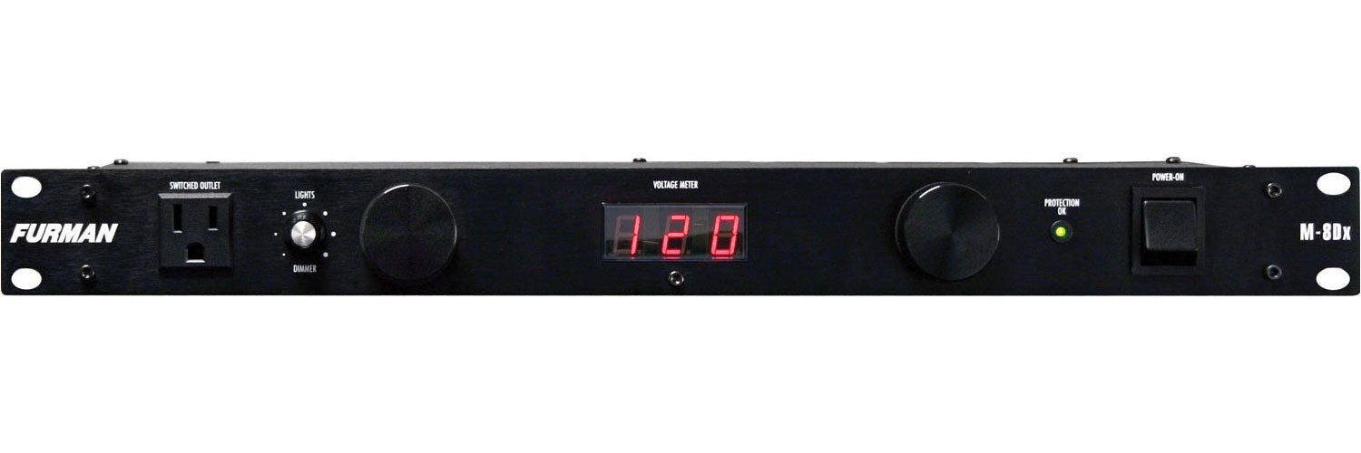 Furman Sound Merit Series M-8DX Power Conditioner with Digital Meter