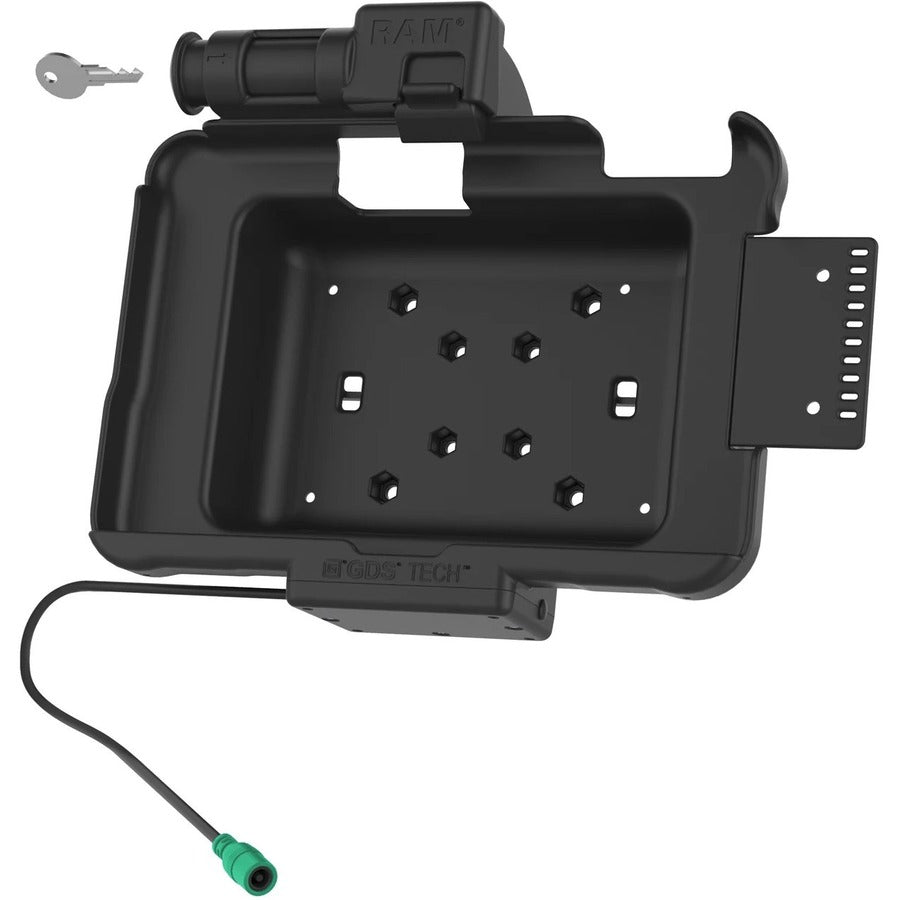 GDS Key Locking Powered Dock for Zebra ET5x 8.3 & 8.4" Series" RAM-HOL-ZE10PKLU