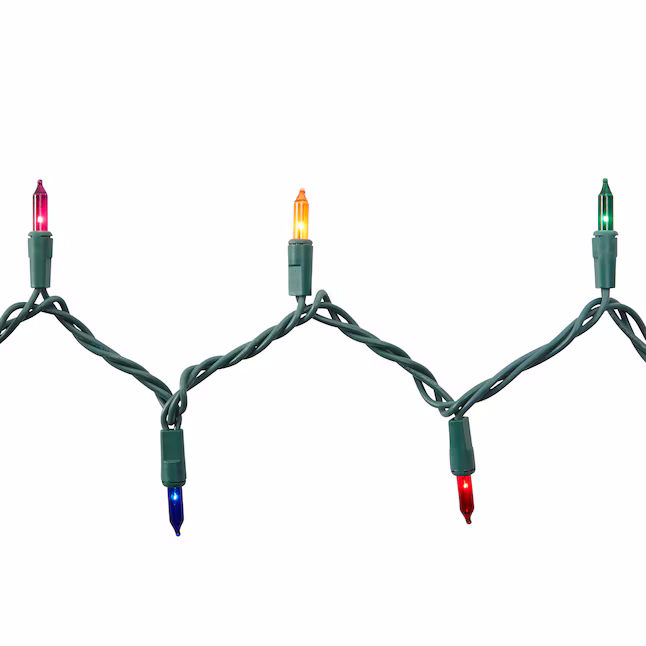 GE 50-count 10.2 Ft String-A-Long Multicolor Incandescent String Lights