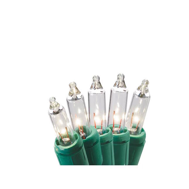 GE String-A-Long 300-Count 62.2-ft Clear Incandescent Plug-In Christmas String Lights