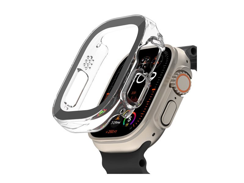 GLASS,APPLE,ULTRA1/2,49MM,TG BUMPER AM,CLEAR