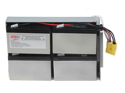 GLOBAL TECHNOLOGY UPS Replacement Battery for APC RBC24 with 24-Month Warranty