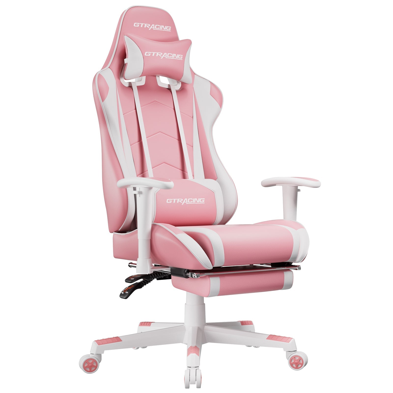 GTRACING Gaming Chair Office Chair PU Leather with Footrest&Adjustable Headrest