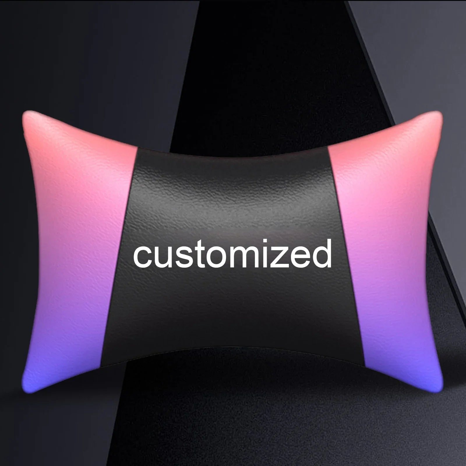 GTRacing Customize Headrest Upgrade Options: Word Art