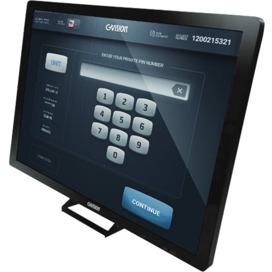 GVision D22ZD 21.5" PCAP Touchscreen Monitor - Full HD POS Display with 10-Point Touch D22ZD-A2-45P0