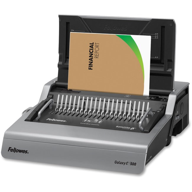 Galaxy E-500 Electric Comb Binding Machine - Office Equipment Supplier | Fellowes 5218301