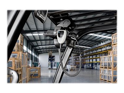 Gamber-Johnson Forklift Mount - Mounting component (clam shell, overhead guard mount) - for radio - steel - black powder coat 7160-0585
