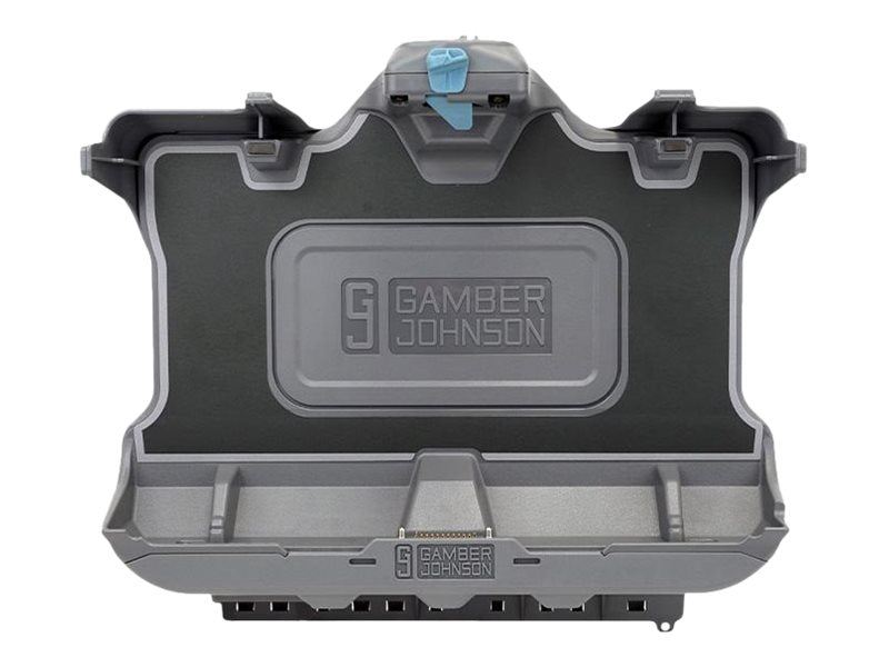 Gamber-Johnson - Vehicle docking station - for tablet - 11-slot - VGA, HDMI - 10Mb LAN - for Getac F110 G6 7160-1584-00