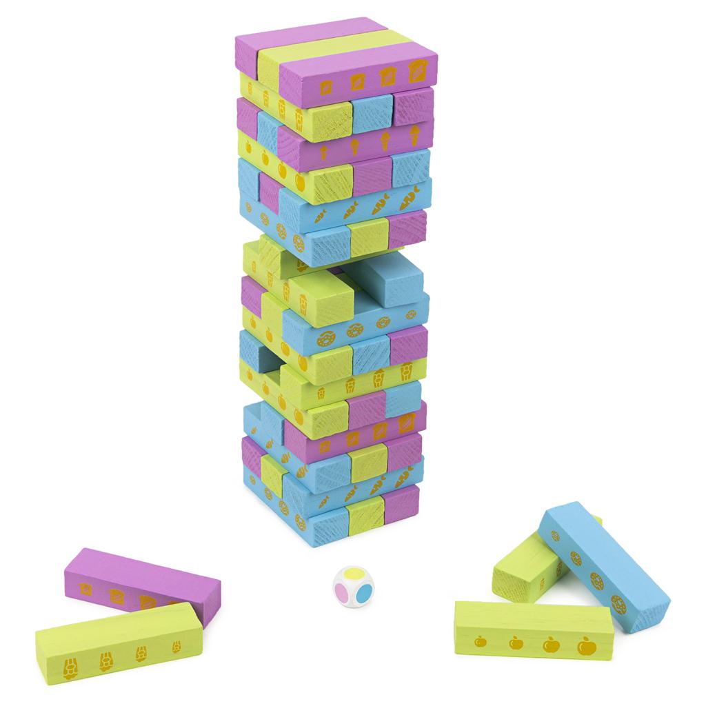 Game Squad Wood Jumbling Tower Game