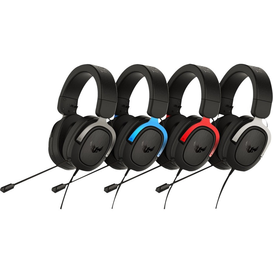 Gaming Headset Wired - ASUS TUF GAMING H3 Professional Audio | ASUS USA TUF GAMING H3 GUN METAL