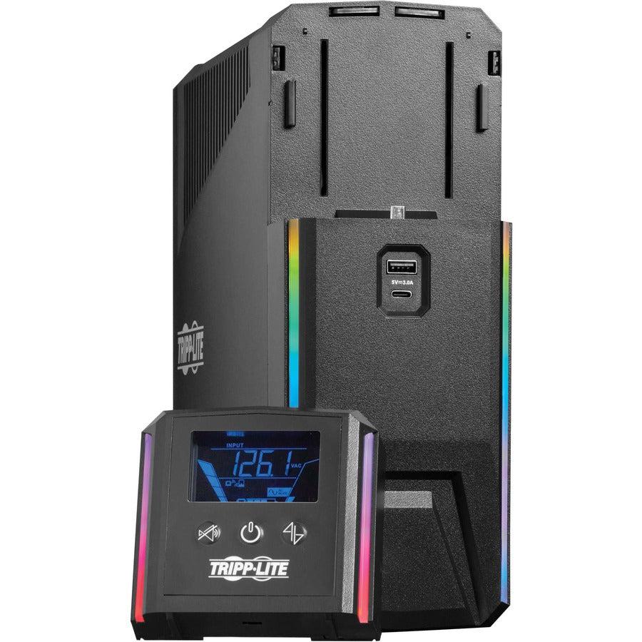 Gaming UPS System - 1000VA Line Interactive Battery Backup | Tripp Lite SMART1000PSGLCD