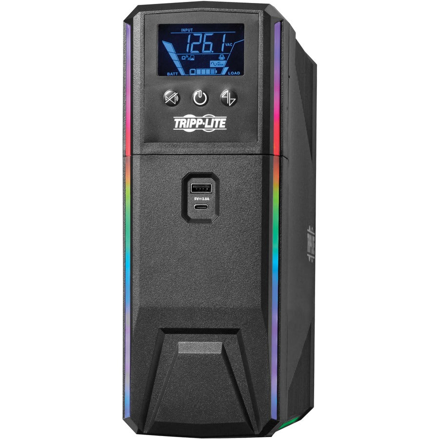 Gaming UPS System - 1000VA Line Interactive Battery Backup | Tripp Lite SMART1000PSGLCD