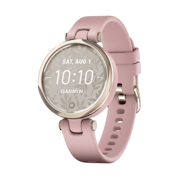 Garmin 010-02384-03 Lily Sport Edition Smartwatch (Cream Gold/Dust Rose)