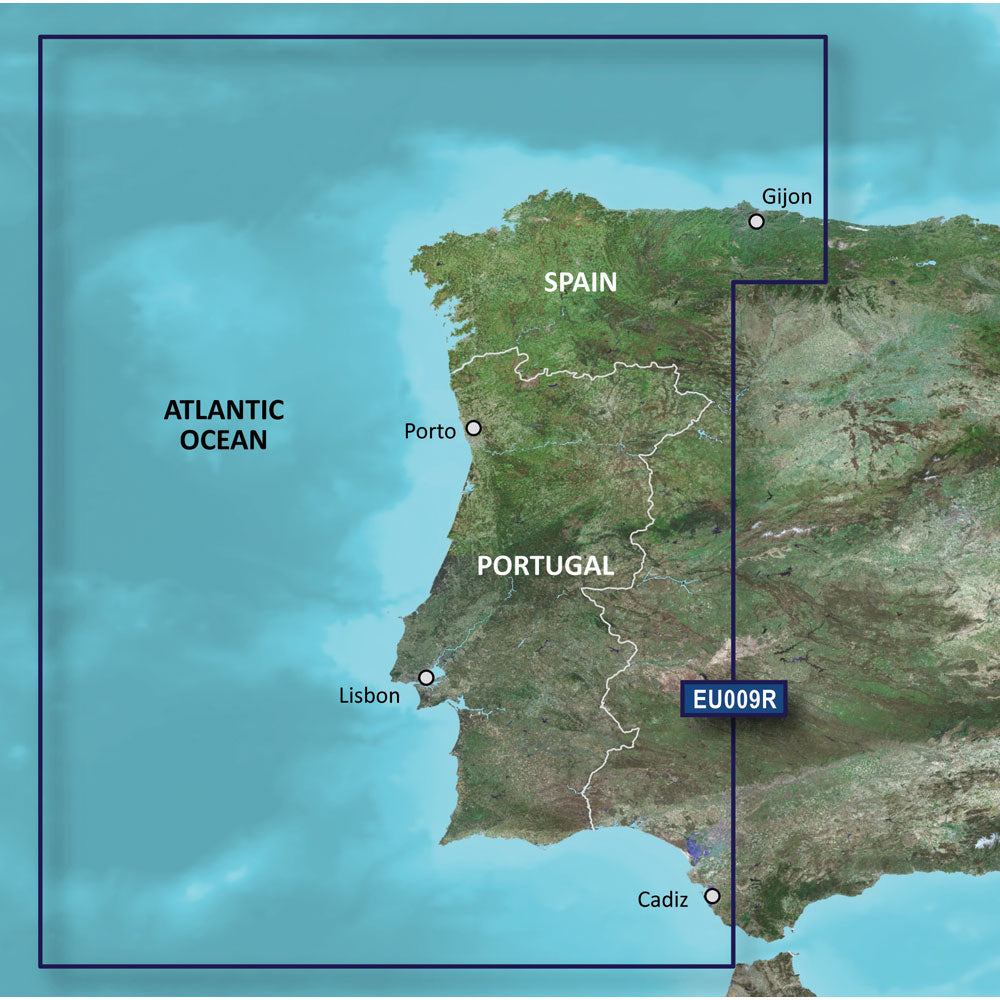 Garmin BlueChart&reg; g3 HD - HXEU009R - Portugal &amp; Northwest Spain -