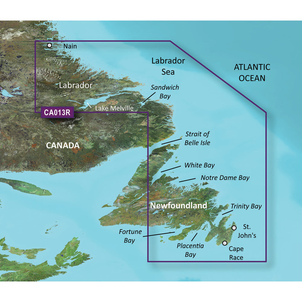 Garmin BlueChart&reg; g3 Vision&reg; HD - VCA013R - Labrador Coast -