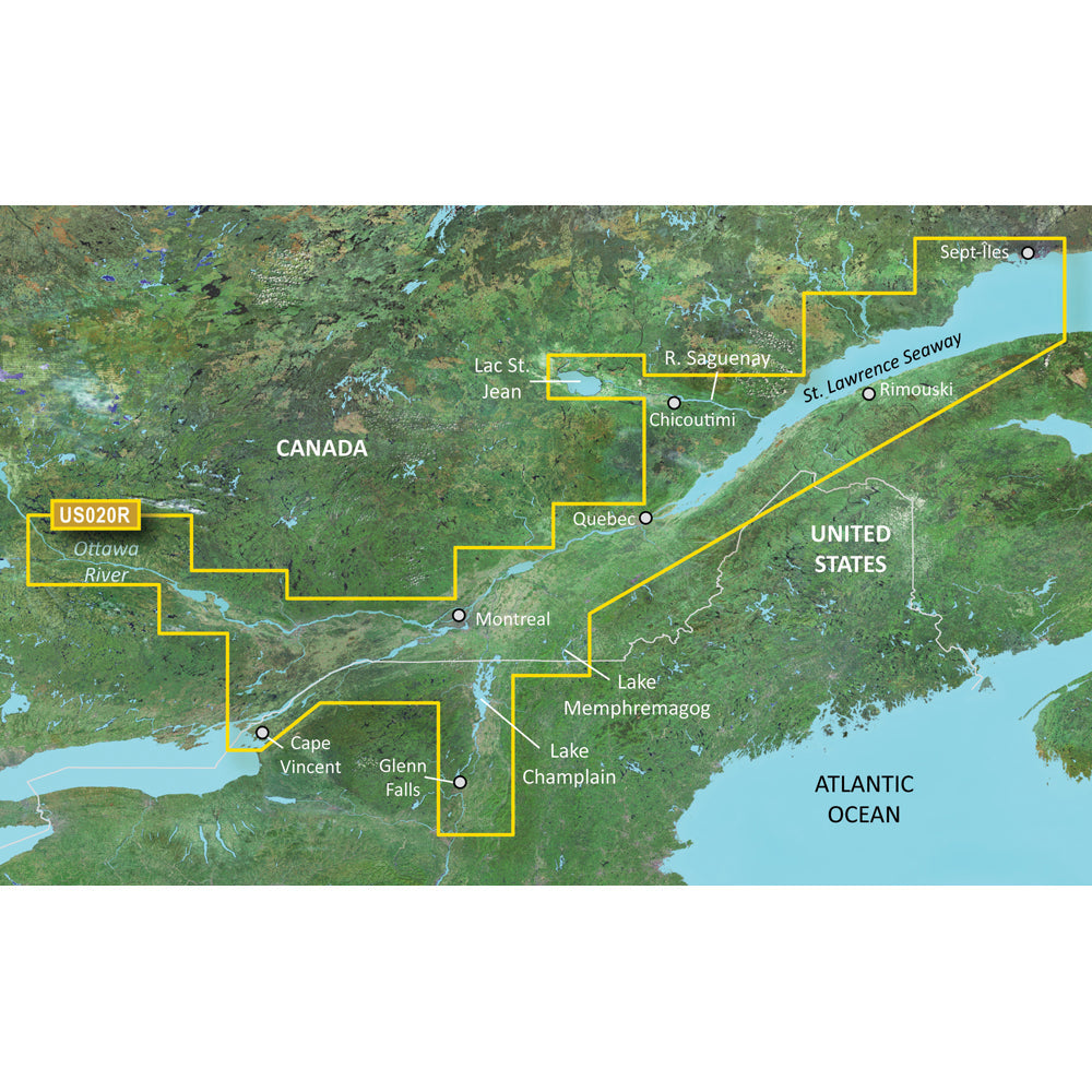 Garmin BlueChart&reg; g3 Vision&reg; HD - VUS020R - St. Lawrence Seaway -