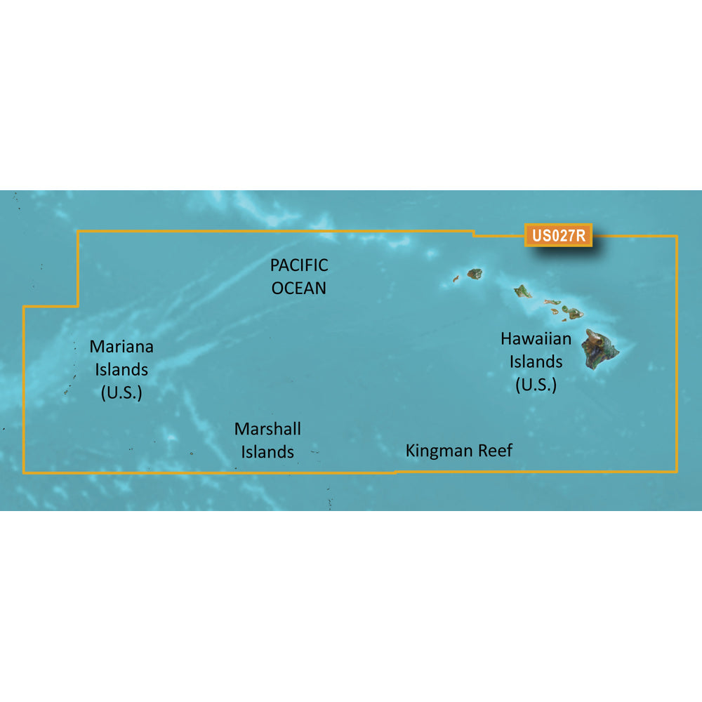 Garmin BlueChart&reg; g3 Vision&reg; HD - VUS027R - Hawaiian Islands - Mariana Islands -