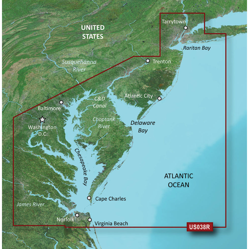 Garmin BlueChart&reg; g3 Vision&reg; HD - VUS038R - New York - Chesapeake -