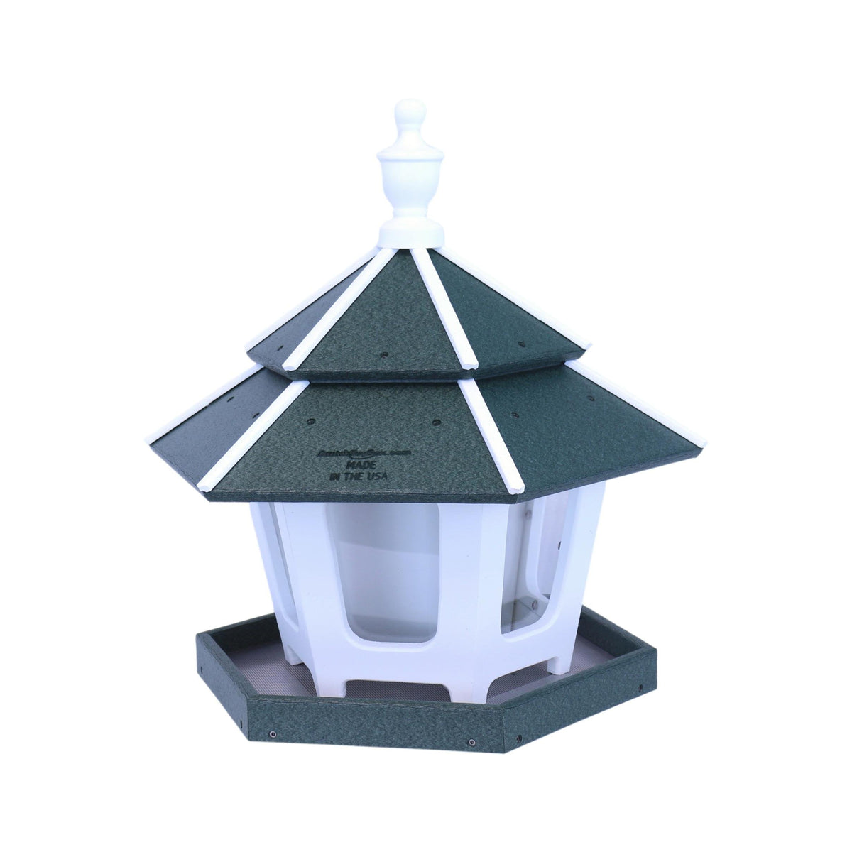 Gazebo Bird Feeder - Triple Compartment, Post-Mount