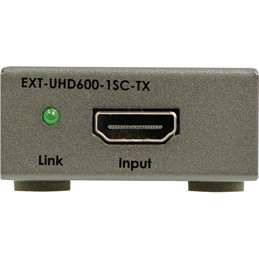 Gefen 4K Ultra HD 600 MHz Extender For HDMI Over One Fiber-Optic Cable EXT-UHD600-1SC