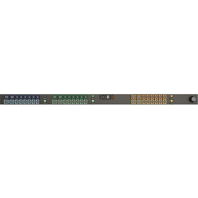 Geist MN01D9W1-48PZB8-6PS15B0A10-S 48-Outlets PDU I10076L