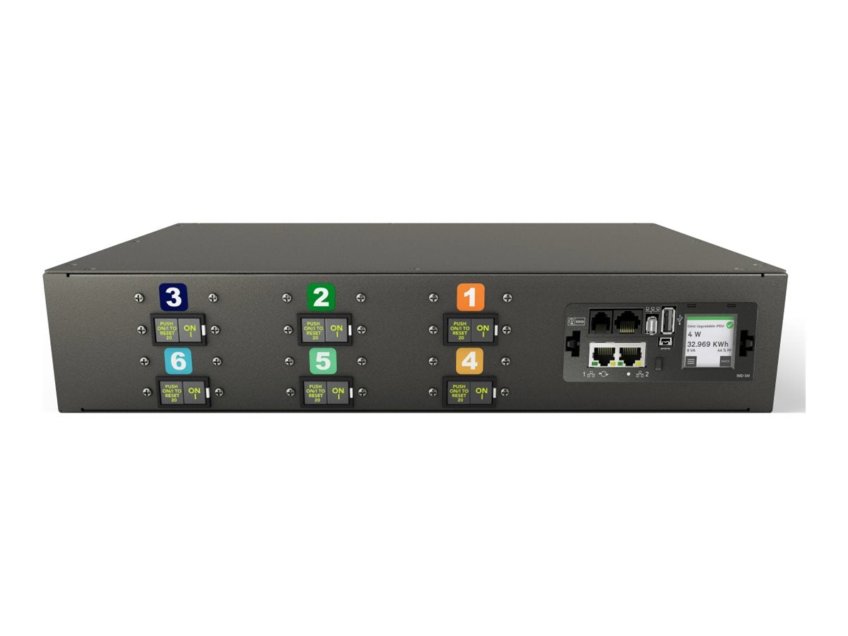 Geist Monitored Unit Level EC MN05MDR1-15P3B8-6PS15B0H10-S - Power distribution unit (rack-mountable) - AC 208 V - 17.2 kW - VP4N62A0