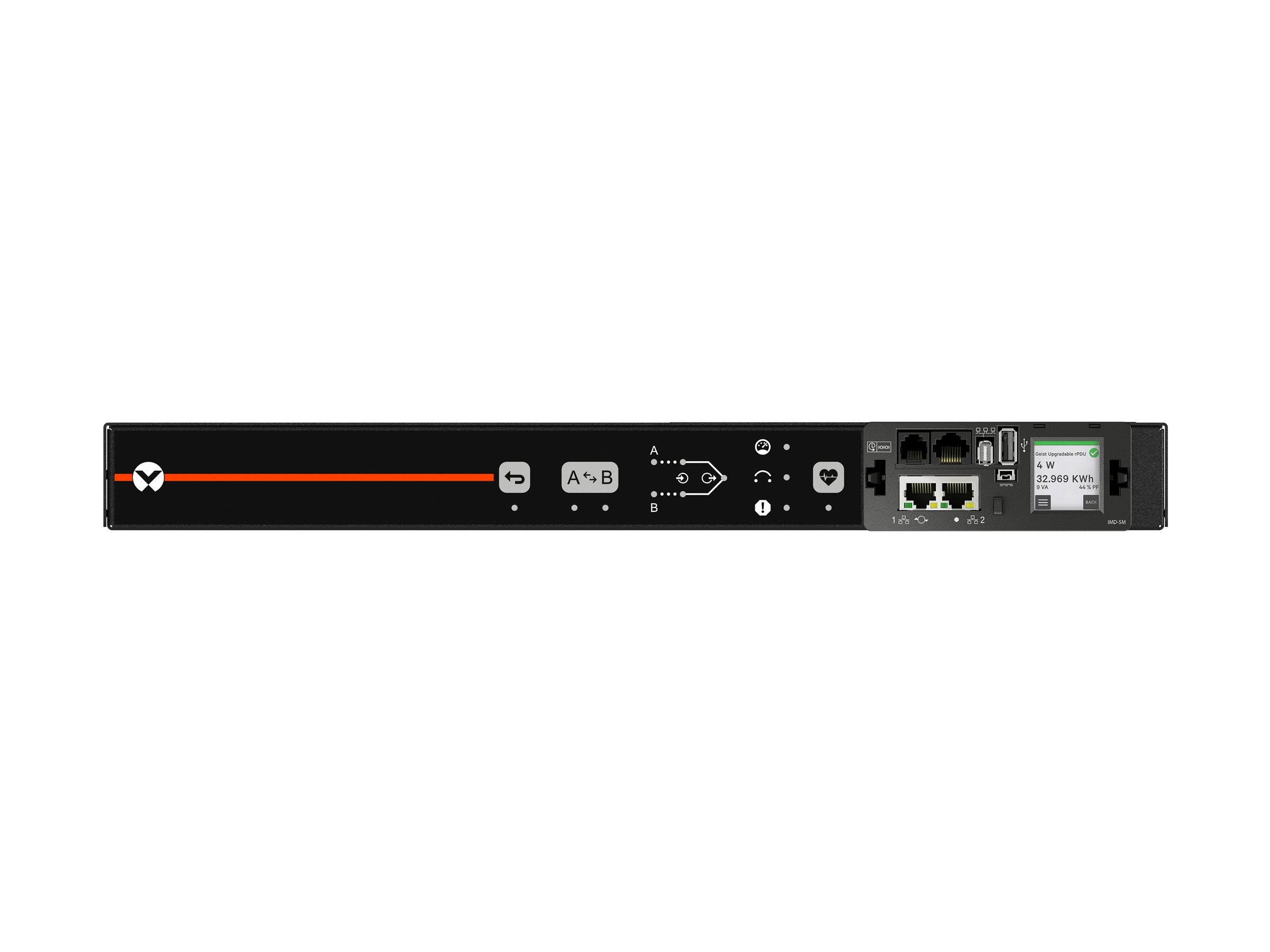 Geist Rack Transfer Switch Monitored Unit Level - Power distribution unit (rack-mountable) - AC 120 V - 1.4 kW - Ethernet 10/100/1000, VA4N11A0