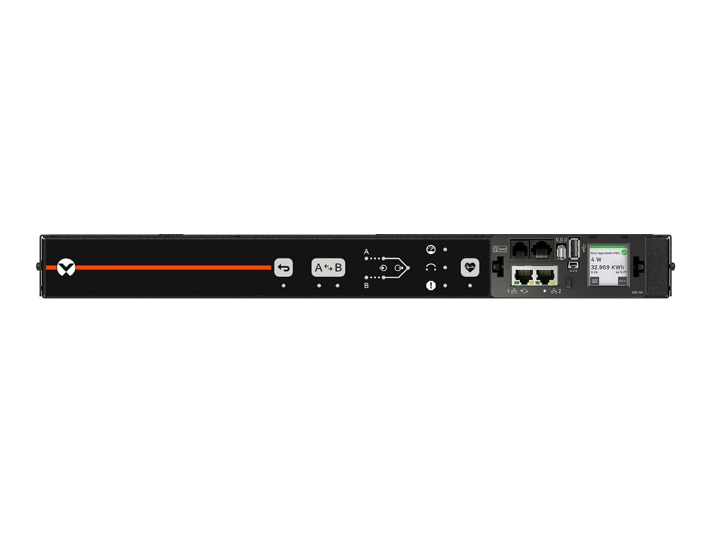 Geist Rack Transfer Switch Outlet Level Monitoring AUR5M1R5-06L137-1C14C14A900-D - Power distribution unit (rack-mountable) - VA6U11A0