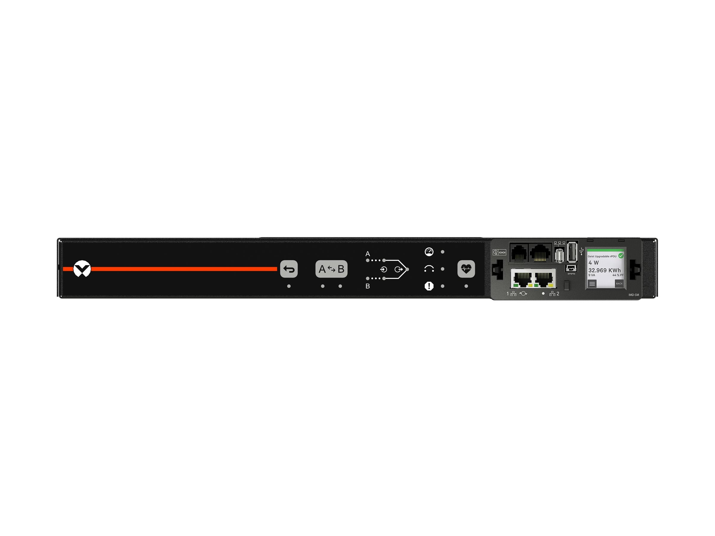 Geist Rack Transfer Switch Outlet Level Monitoring AUU5M1R5-06CF17-2C20C20A900-D - Power distribution unit (rack-mountable) - VA7U21A0