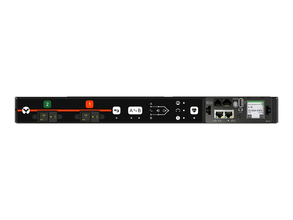 Geist Rack Transfer Switch Switched United Level Monitoring ANS5M1R6-06CF18-3TL6TL6A011-D - Power distribution unit (rack-mountable) VA5N31A0