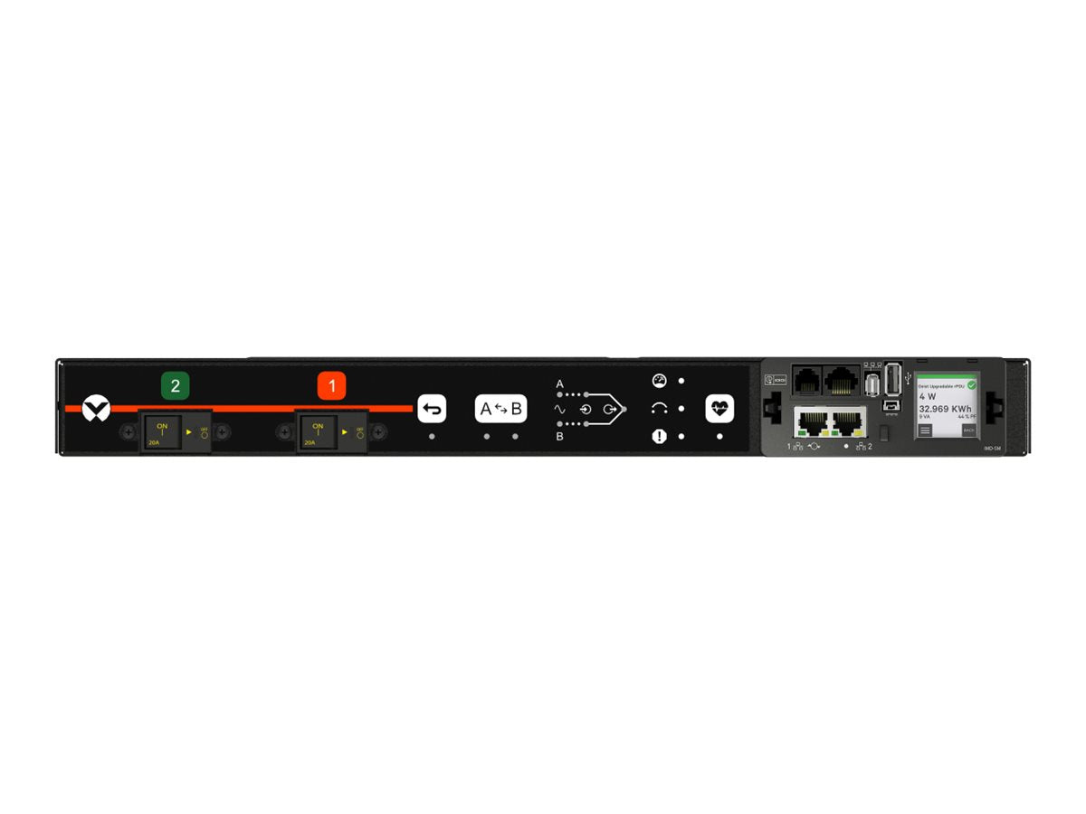 Geist Rack Transfer Switch Switched United Level Monitoring ANS5M1R6-06CF18-3TL6TL6A011-D - Power distribution unit (rack-mountable) VA5N31A0