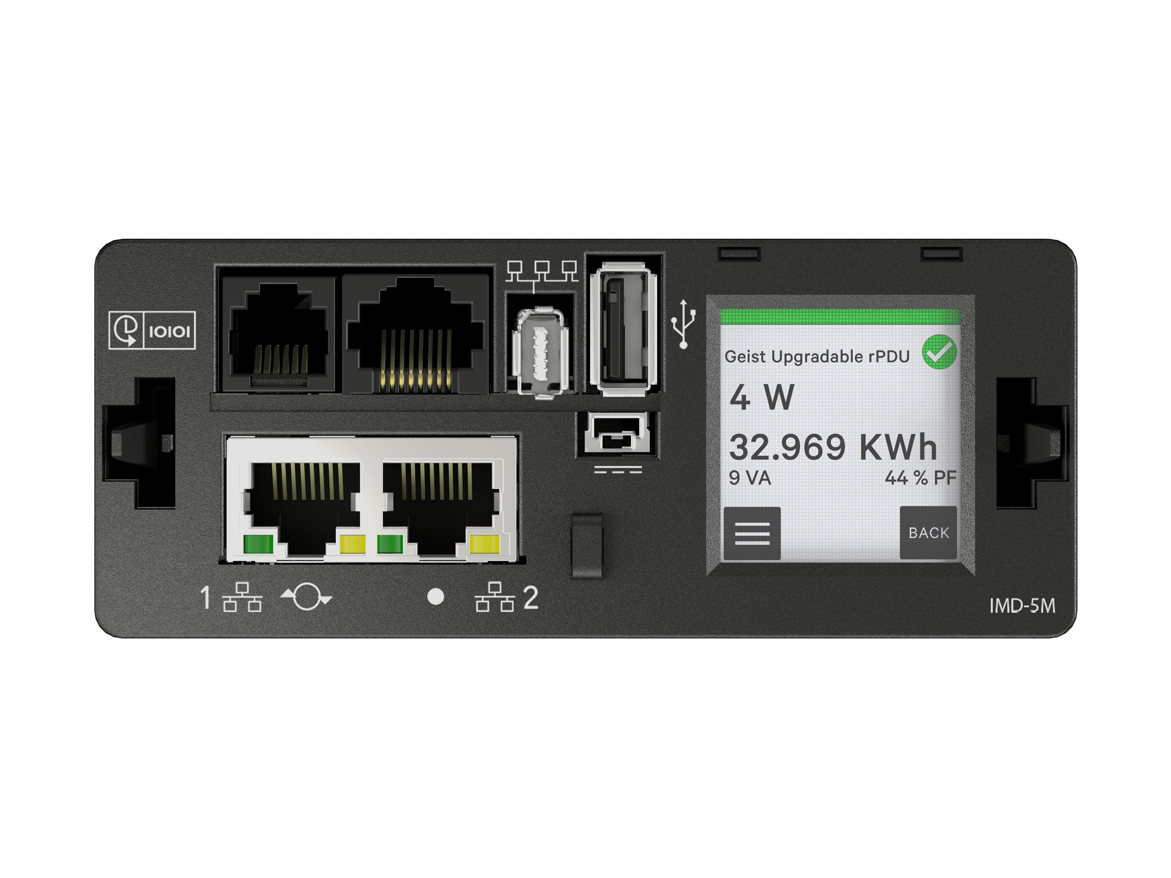 Geist Switched Unit Level Monitoring EC MNS5M1R5-12S203-2TL5A0H10-S - Power distribution unit (rack-mountable) - AC 120 V - 1.9 VP5N21A1