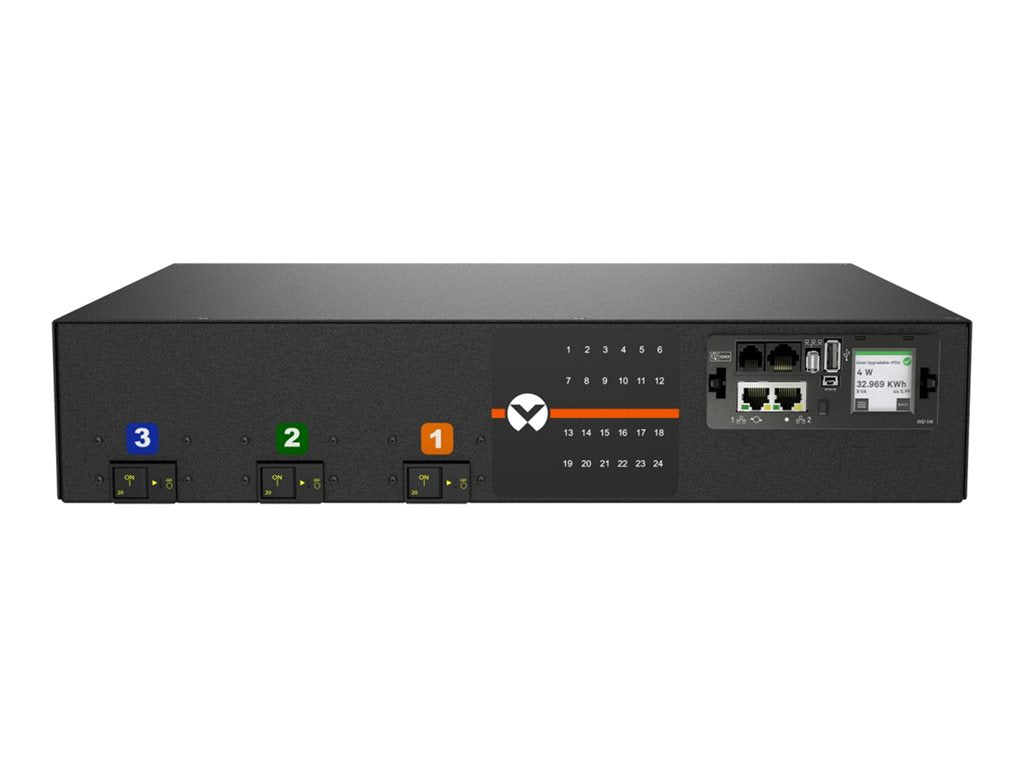 Geist Switched Unit Level Monitoring MNS5MDR6-24CF18-3TL14A0H10-S - Power distribution unit (rack-mountable) - AC 208 V - 5.7 VP5N32A1