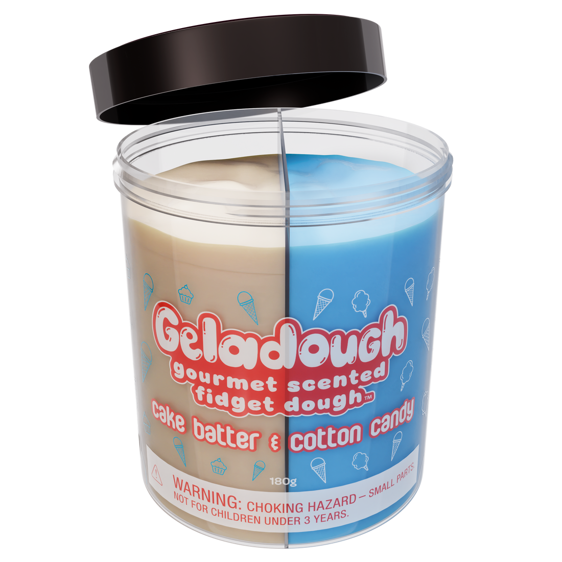 Geladough - Cake Batter and Cotton Candy