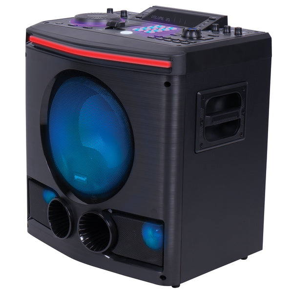 Gemini GPK800 GPK-800 Portable Bluetooth Karaoke Party System with LED Lights