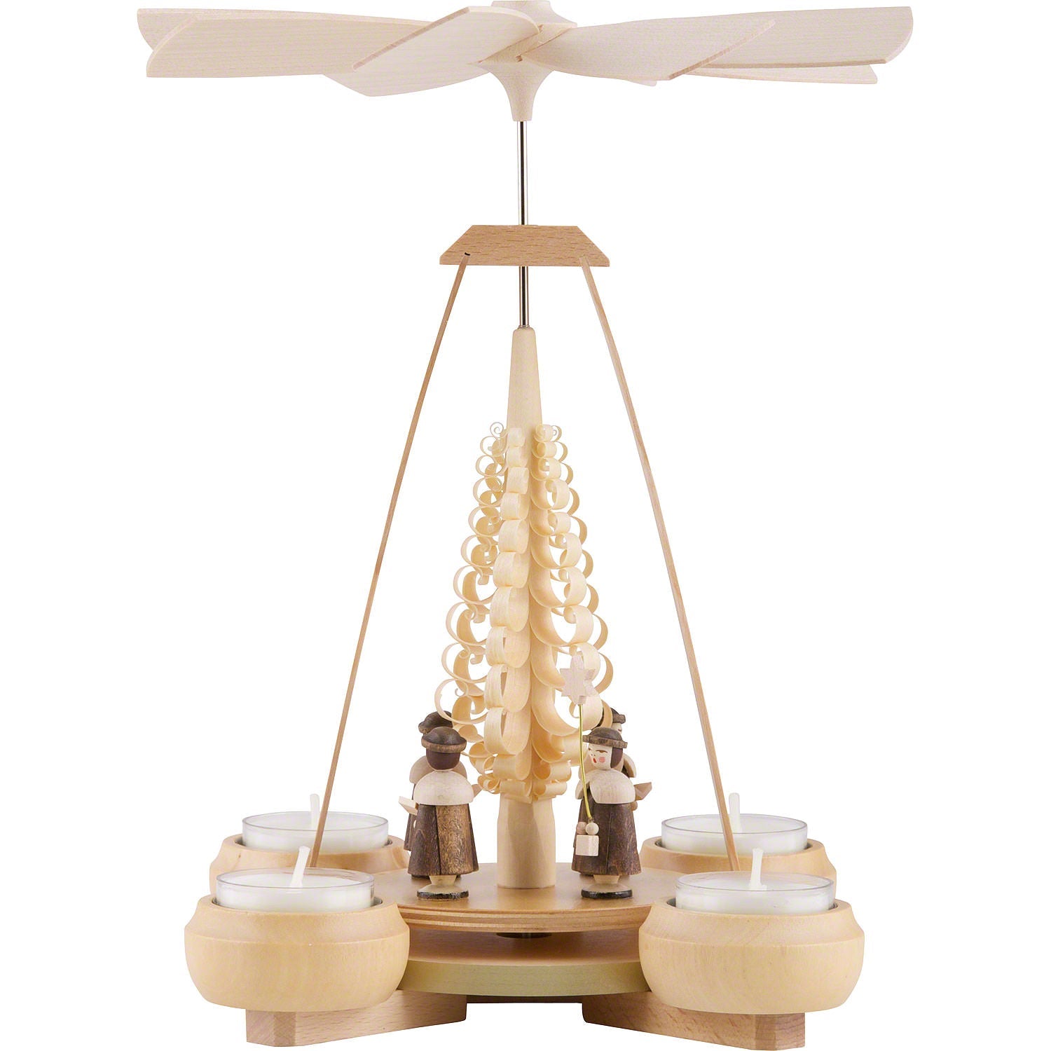 German Candle Pyramid - Carolers