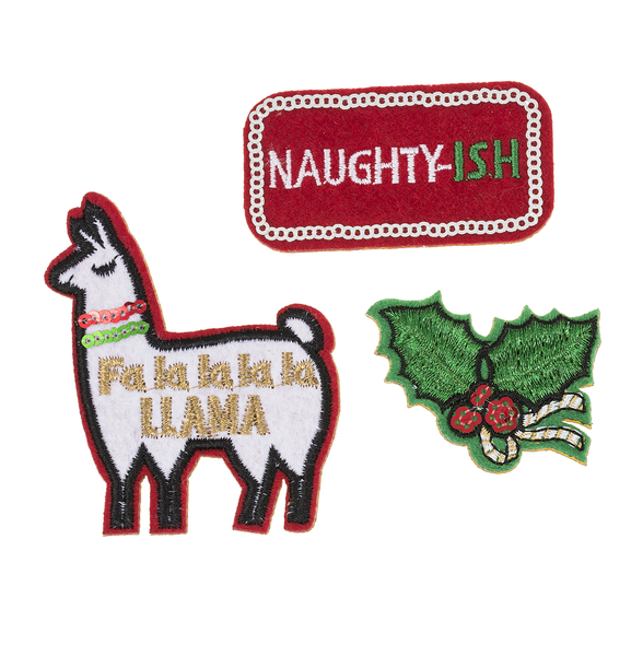 Get your sparkle on! Holiday Patches -Naughty-ish