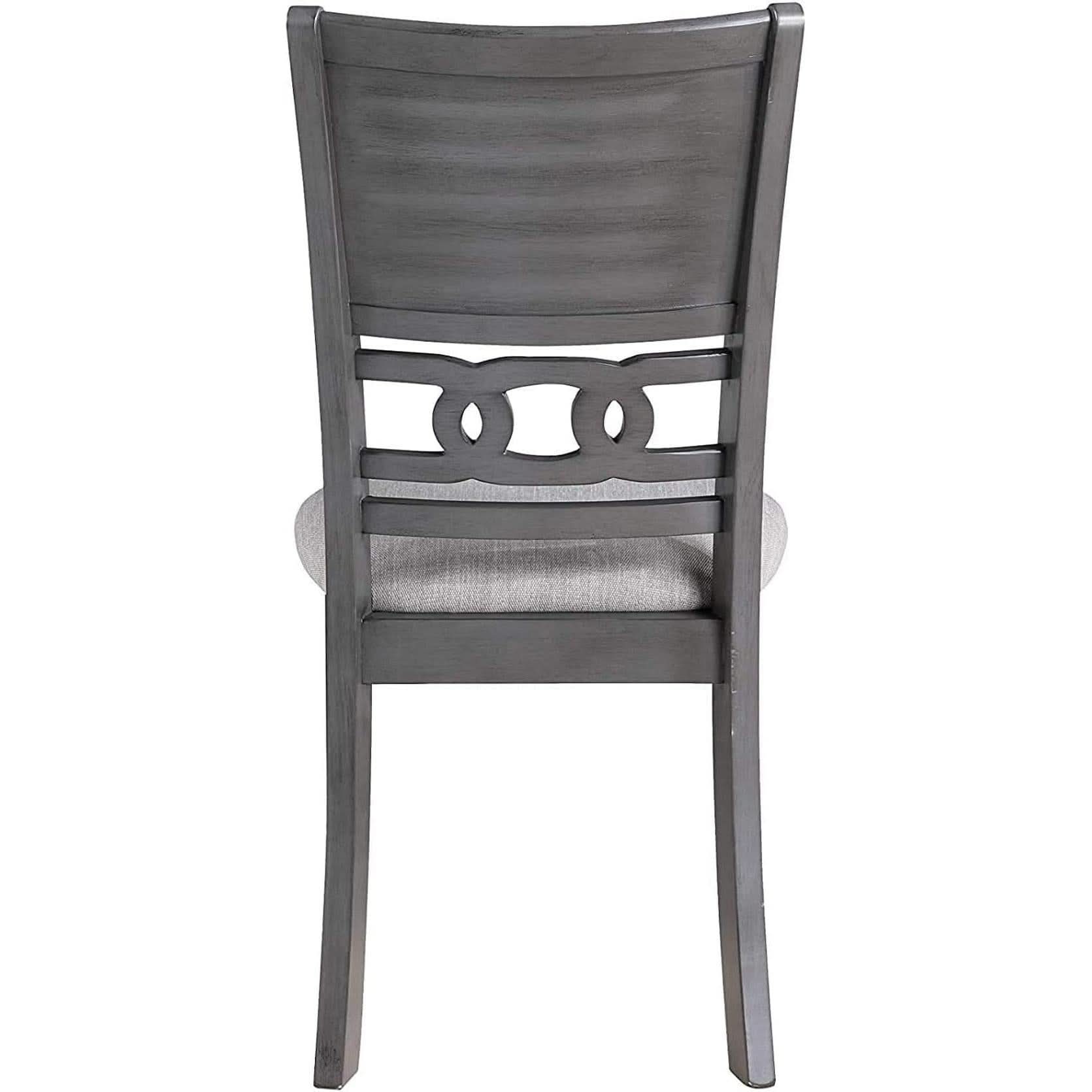 Gia Gray Counter Height 5 Piece Dining Set Cushioned Chairs