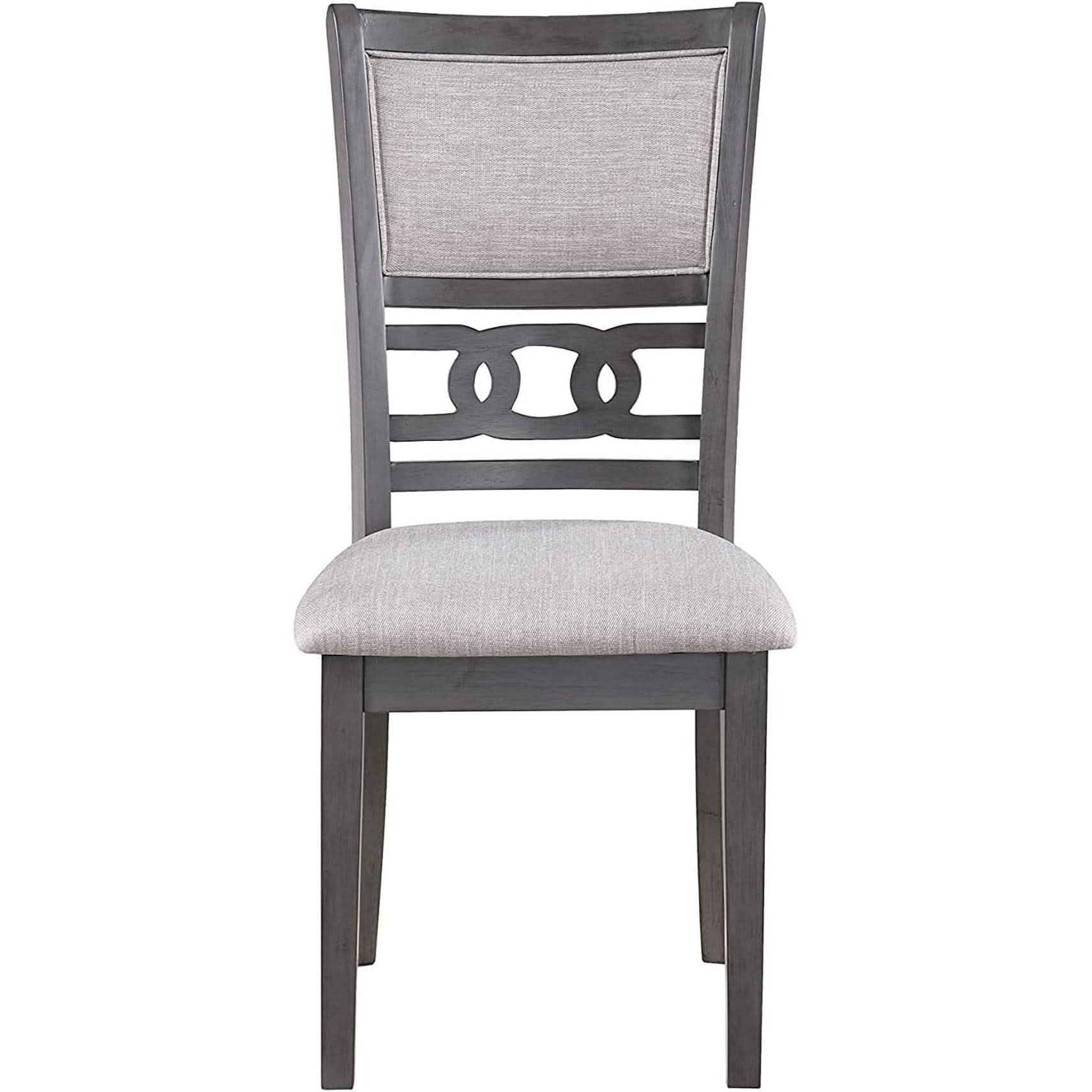 Gia Gray Counter Height 5 Piece Dining Set Cushioned Chairs