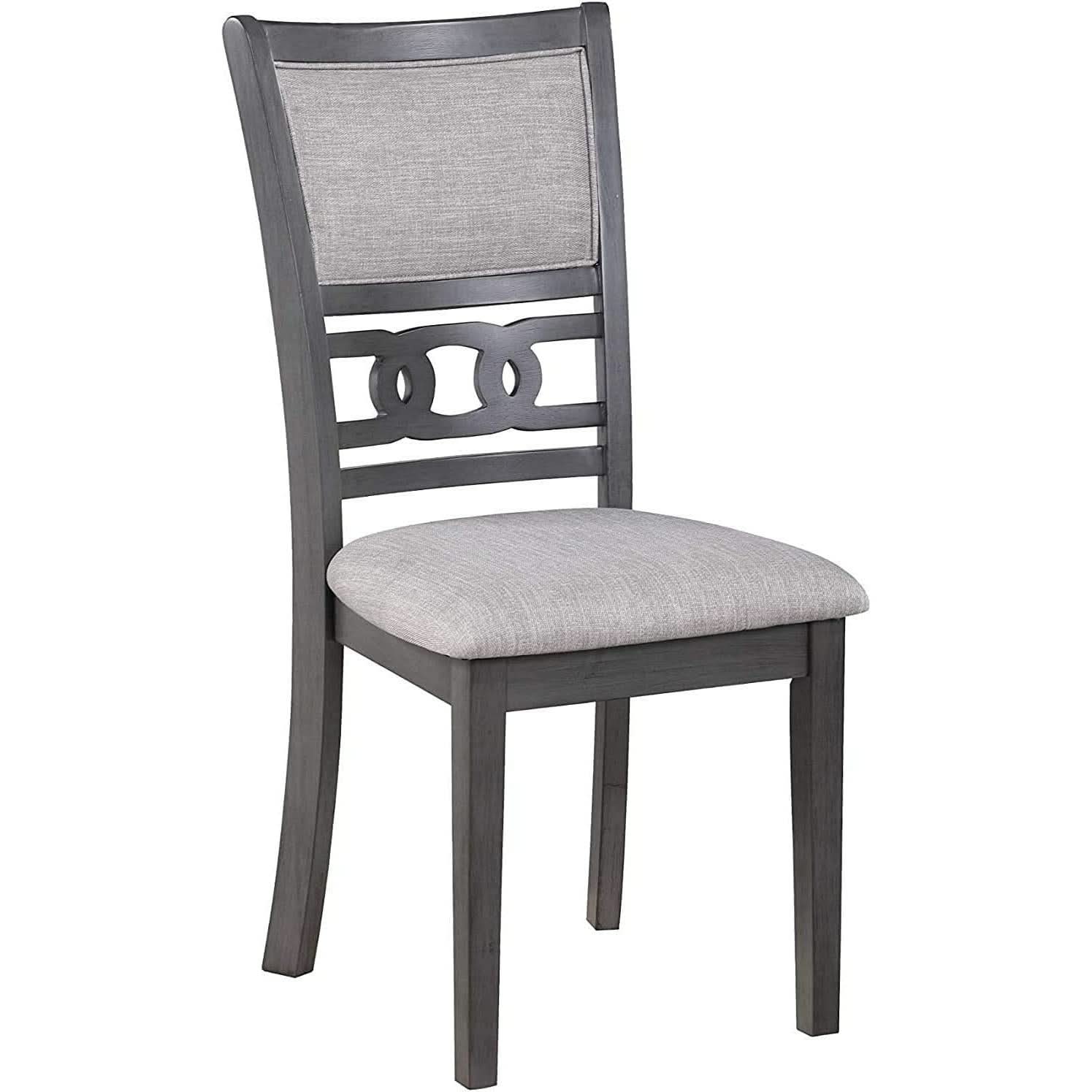 Gia Gray Counter Height 5 Piece Dining Set Cushioned Chairs