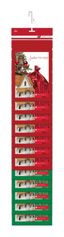 Giant Foil Gift Sack - Prismatic Green