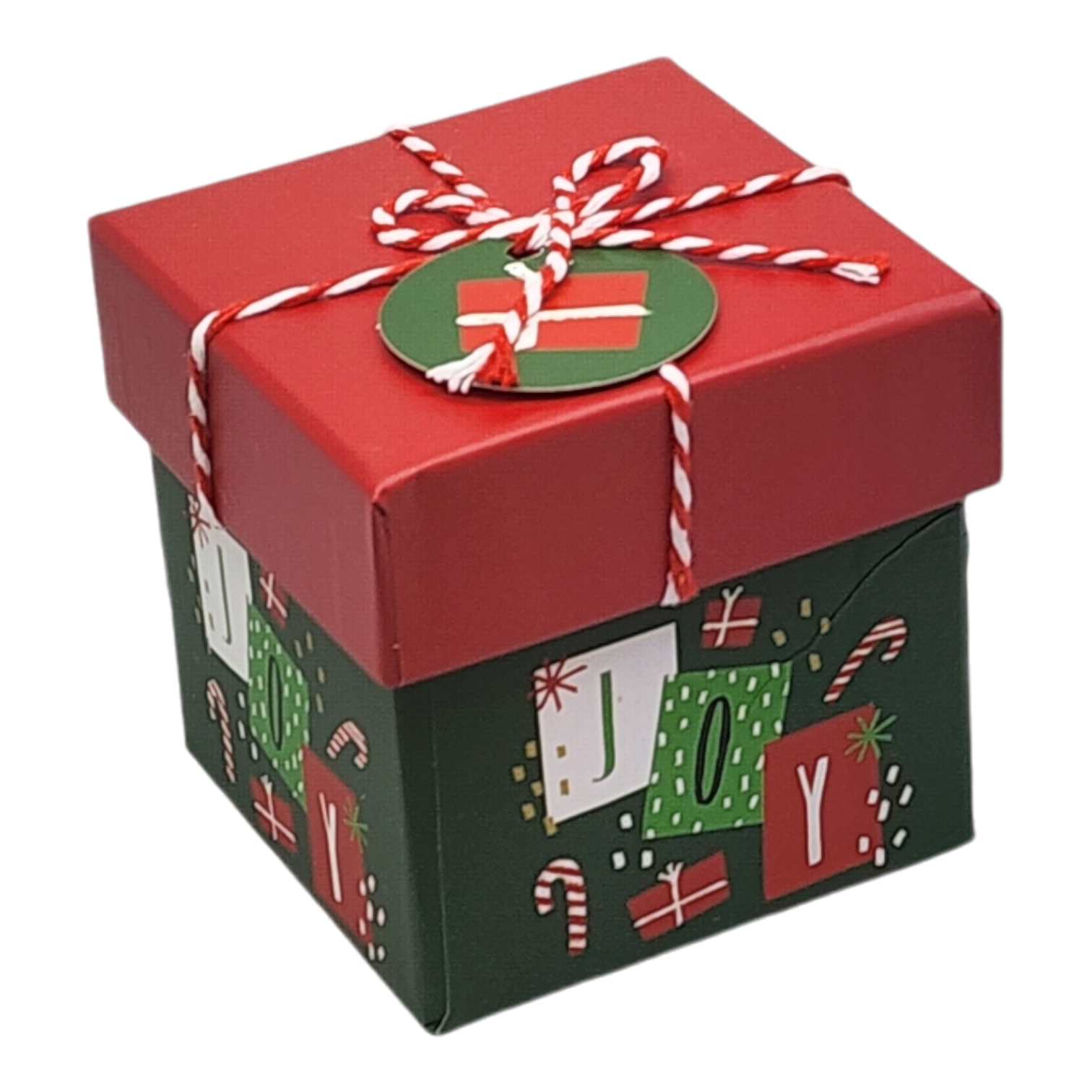 Gift Box Cube for Gift Cards - 3" x 3" - Joy Present Stack