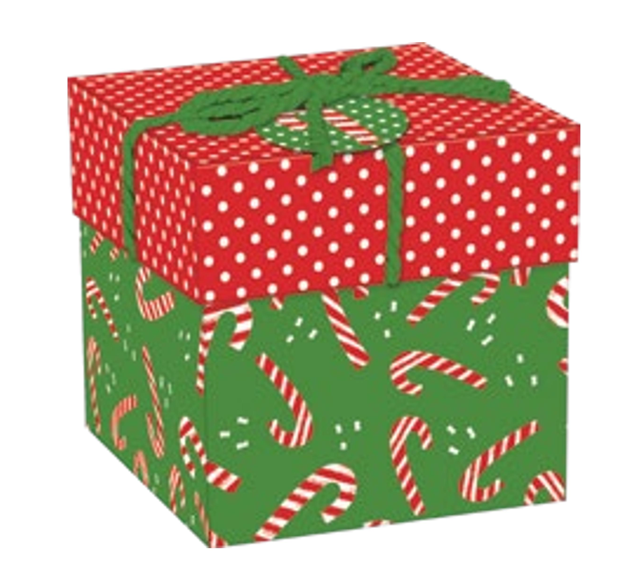 Gift Box Cube for Gift Cards - 3" x 3" - Joy Present Stack