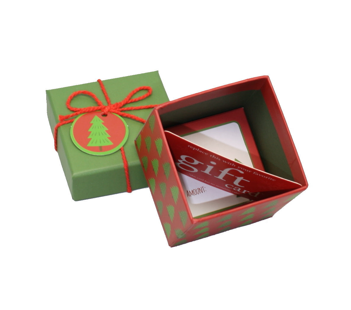 Gift Box Cube for Gift Cards - 3" x 3" - Joy Present Stack